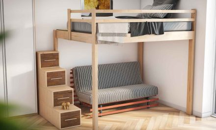 Trik Mezzanine Bed Dengan Lemari Bikin Ruangan Lebih Luas