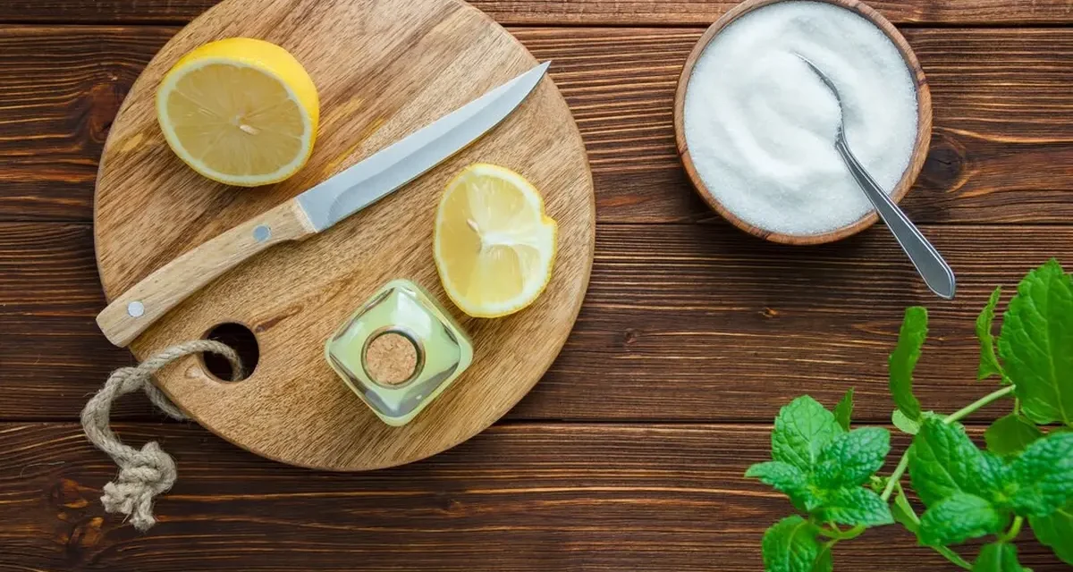 Cara Bersihkan Talenan Kayu Pakai Garam Kasar Dan Lemon