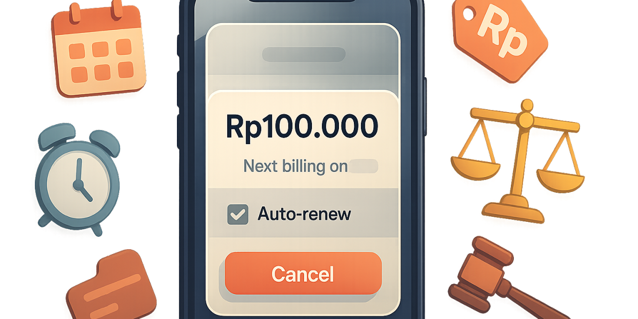 OJK Larang Auto-Renewal Berlangganan Tanpa Ada Konfirmasi